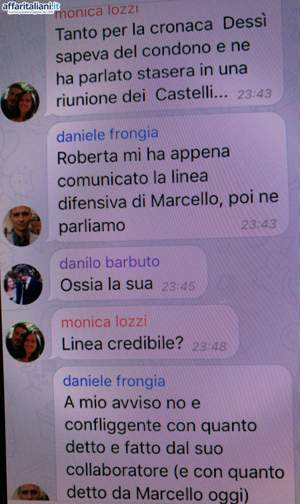 M5S, Raggi e Frongia processarono De Vito davanti ai deputati. Le chat segrete M5S, Raggi e Frongia processarono De Vito davanti ai deputati. Le chat segrete
