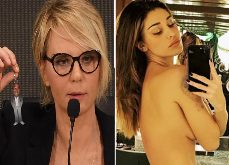 Sanremo 2017, Maria De Filippi lancia Carlo Conti portachiavi. E lui… Sanremo 2017, Maria De Filippi lancia Carlo Conti portachiavi. E lui…