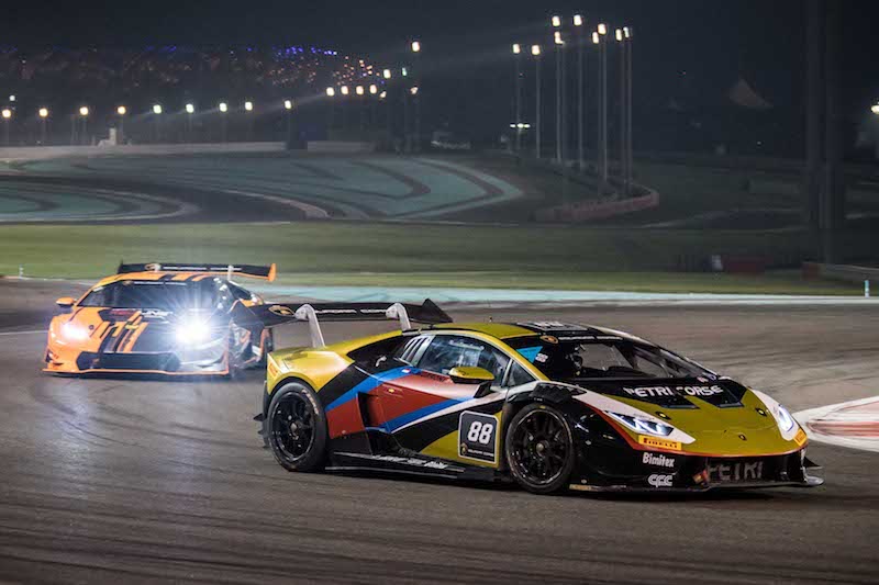 Antonelli e Roda vincono Gara 1 del Lamborghini Super Trofeo Middle East