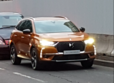 DS7 il SUV premium del Gruppo PSA  è stato avvistato a Parigi