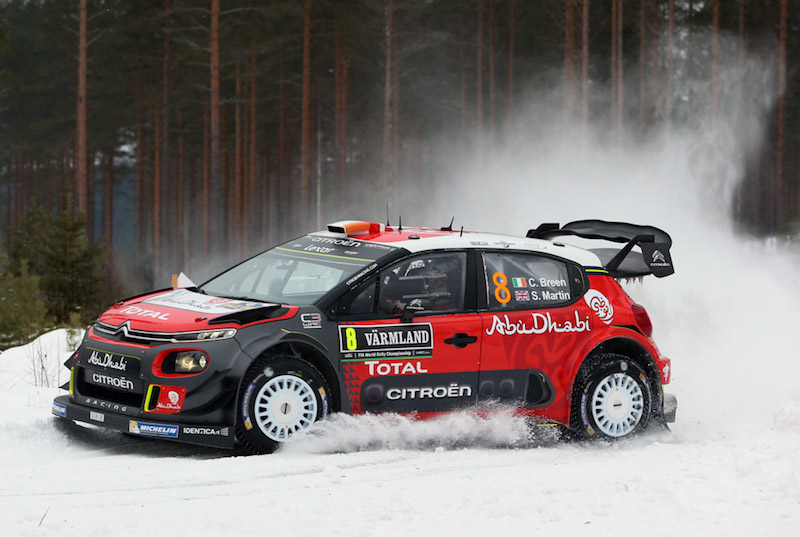 Rally di Svezia Le Citroen C3 WRC rimangono in gara