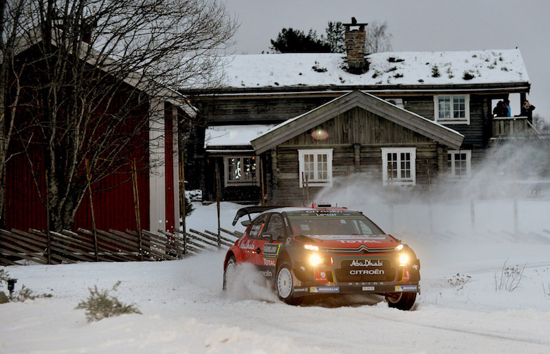 Rally di Svezia Le Citroen C3 WRC rimangono in gara
