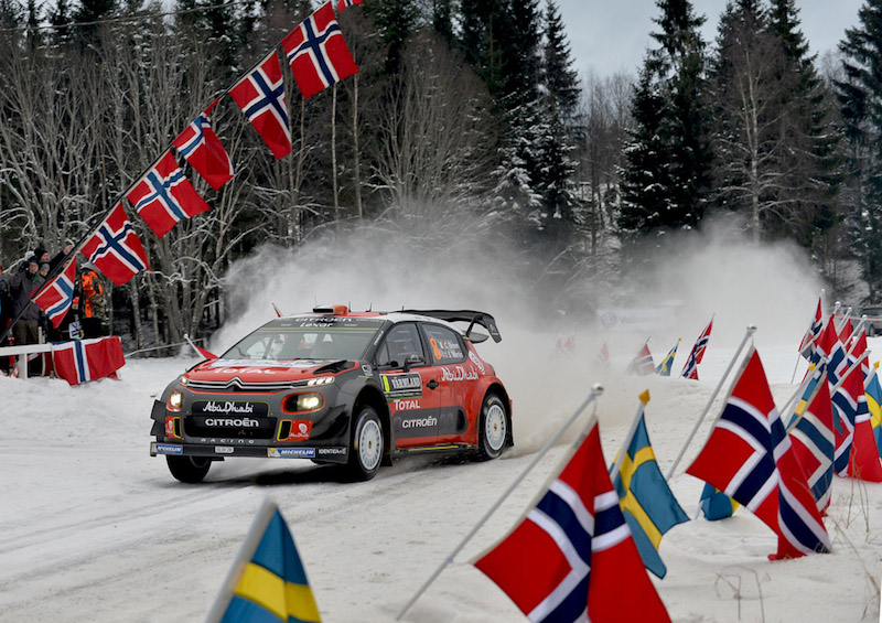 Rally di Svezia Le Citroen C3 WRC rimangono in gara