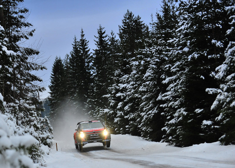Rally di Svezia Le Citroen C3 WRC rimangono in gara