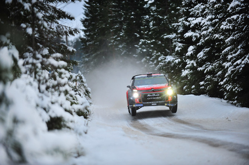 Rally di Svezia Le Citroen C3 WRC rimangono in gara