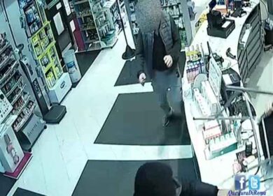 Rapina una farmacia, messo in fuga da cliente coraggioso: preso