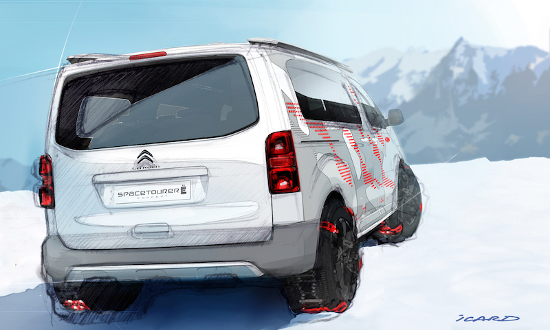 Citroen SpaceTourer 4X4 Ë Concept: a Ginevra 2017 per vivere l’avventura Citroen SpaceTourer 4X4 Ë Concept: a Ginevra 2017 per vivere l’avventura