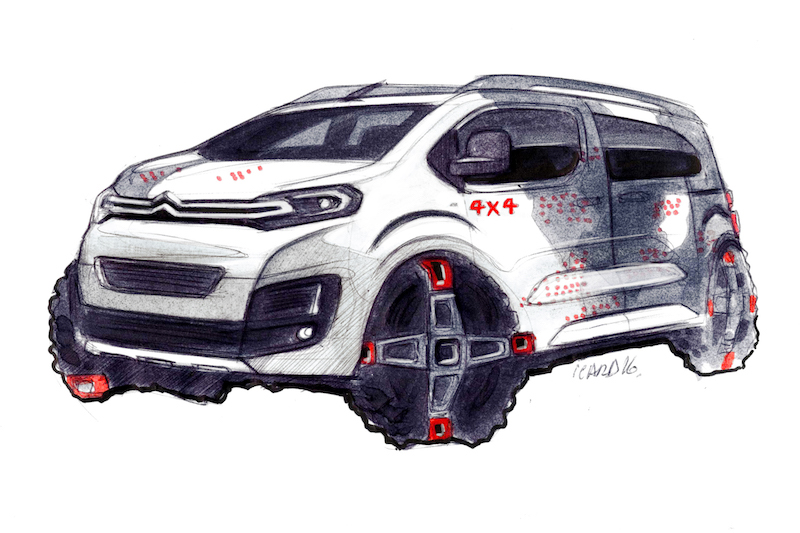 Citroen SpaceTourer 4X4 Ë Concept: a Ginevra 2017 per vivere l’avventura Citroen SpaceTourer 4X4 Ë Concept: a Ginevra 2017 per vivere l’avventura