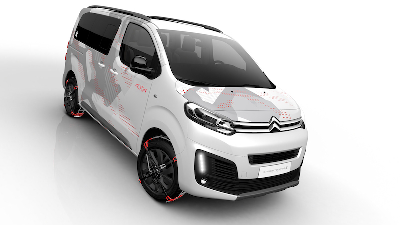 Citroen SpaceTourer 4X4 Ë Concept: a Ginevra 2017 per vivere l’avventura Citroen SpaceTourer 4X4 Ë Concept: a Ginevra 2017 per vivere l’avventura