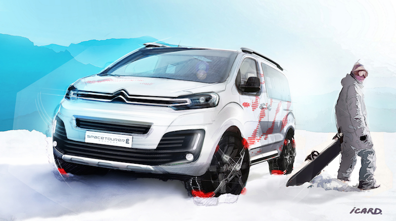 Citroen SpaceTourer 4X4 Ë Concept: a Ginevra 2017 per vivere l’avventura Citroen SpaceTourer 4X4 Ë Concept: a Ginevra 2017 per vivere l’avventura