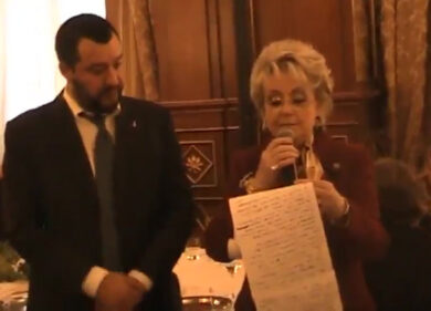 Amici della Lirica, la premiazione di Matteo Salvini
