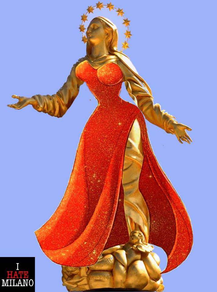 Milano Fashion Week 2017, ecco l’ultima: brandizzare la Madonnina. I HATE Milano Fashion Week 2017, ecco l’ultima: brandizzare la Madonnina. I HATE
