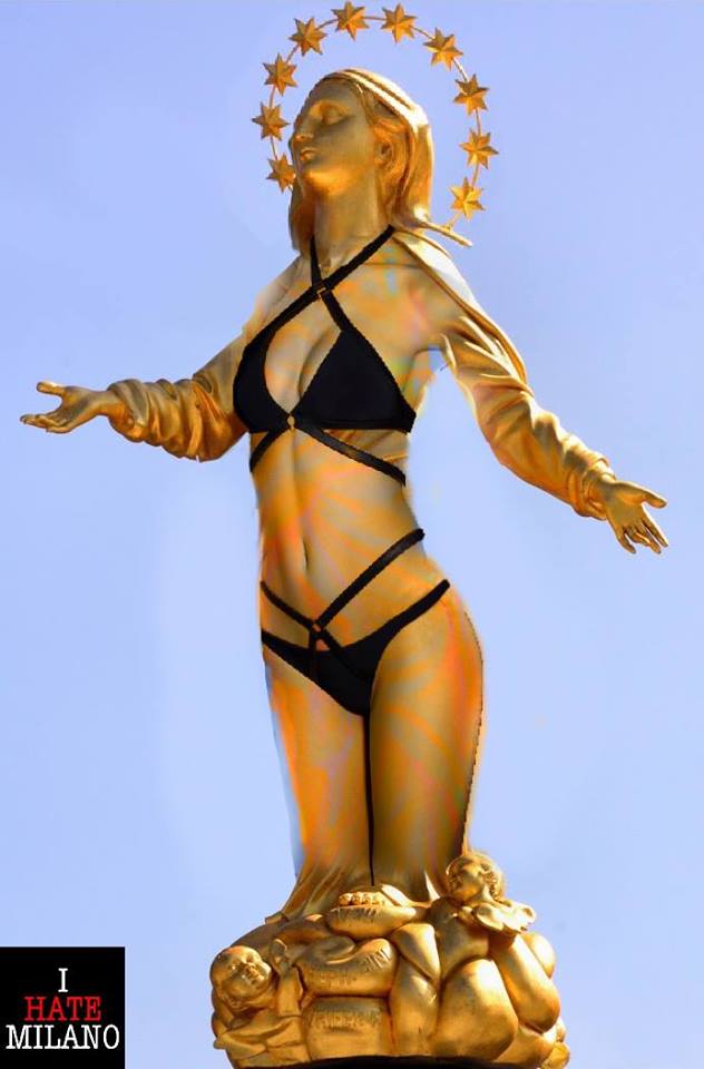 Milano Fashion Week 2017, ecco l’ultima: brandizzare la Madonnina. I HATE Milano Fashion Week 2017, ecco l’ultima: brandizzare la Madonnina. I HATE