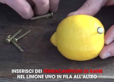 Come accendere il fuoco con un limone