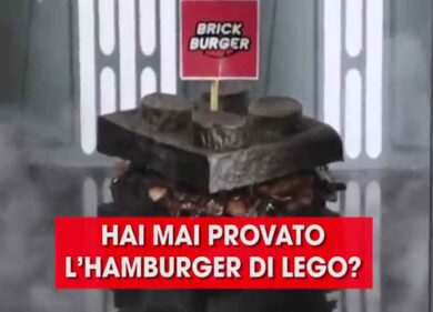 Hai mai provato l’hamburger di Lego?