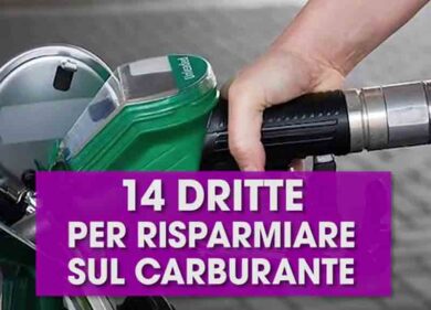 Carburante, come risparmiare: ecco 14 “dritte”
