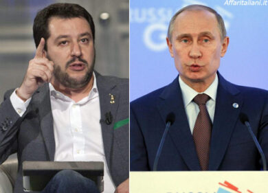 Salvini a Mosca: nasce l’asse Lega-Putin. E il Cremlino ora guarda al M5S