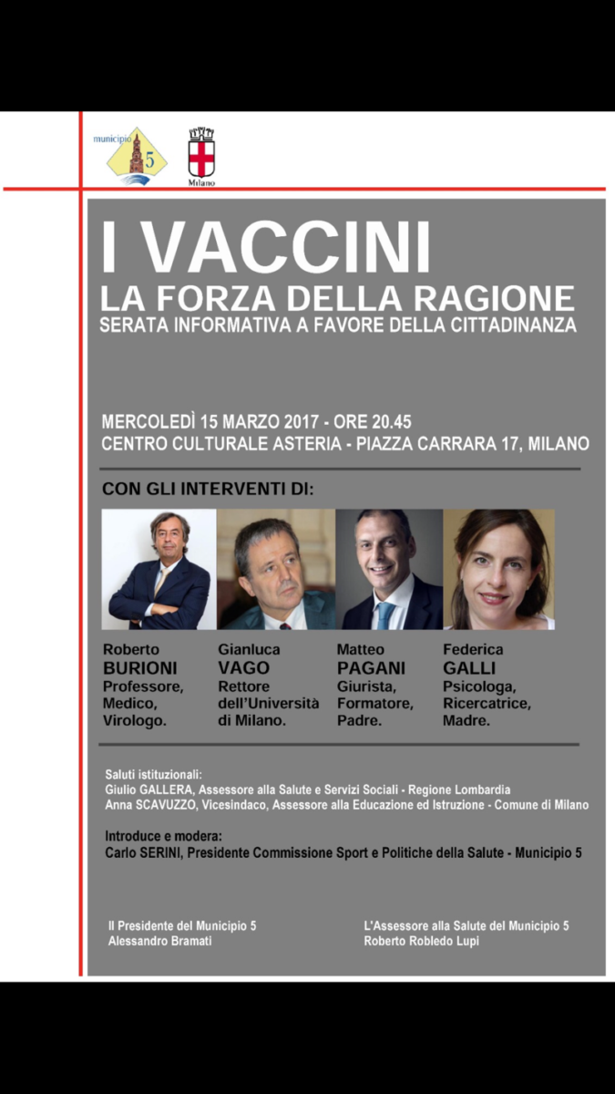 Vaccini, il Municipio 5 “vuole essere parte attiva nel dibattito” Vaccini, il Municipio 5 “vuole essere parte attiva nel dibattito”