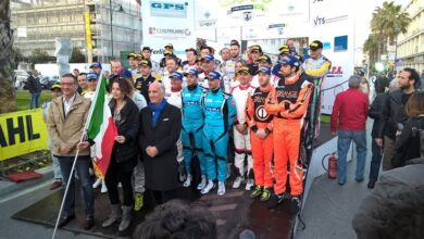 Rally del Ciocco, dopo la prima PS in testa la Ford Fiesta R5 di Campedelli