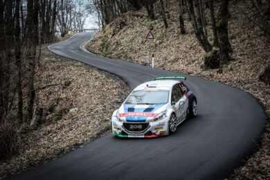 Rally del Ciocco: Peugeot in chiaro scuro