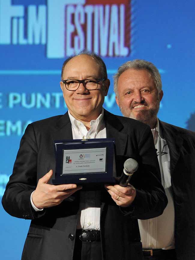 Carlo Verdone Premio Platinum all’eccellenza cinematografica