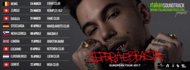 SFERA EBBASTA, European Tour 2017. Le date