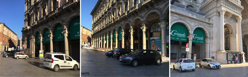 Milano: ci si preoccupa delle palme ma non delle automobili in piazza Duomo?