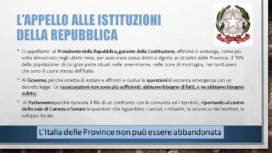 La crisi delle Province italiani nel dossier realizzato dall’Upi