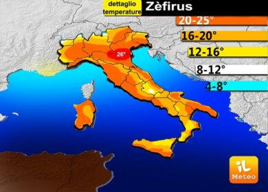 Previsioni meteo, l’Anticiclone Zèfirus “scalda” l’Italia