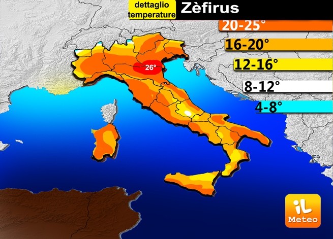 Previsioni meteo, l’Anticiclone Zèfirus “scalda” l’Italia Previsioni meteo, l’Anticiclone Zèfirus “scalda” l’Italia