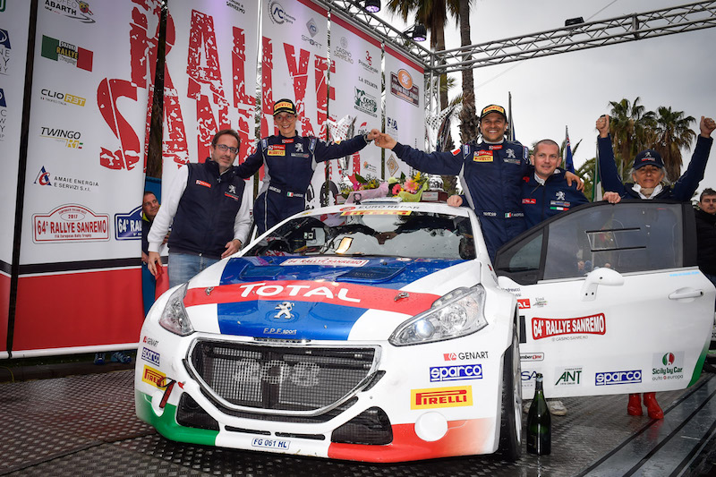 64 Rallye Sanremo: trionfa Paolo Andreucci e la Peugeot 208 64 Rallye Sanremo: trionfa Paolo Andreucci e la Peugeot 208