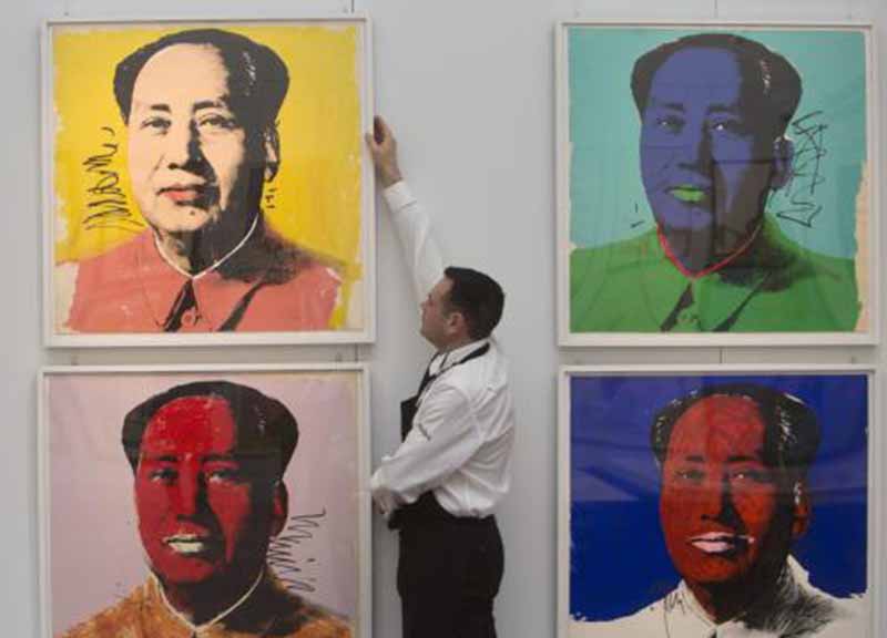 Hong Kong, il Mao di Andy Warhol venduto per 12,7 milioni di dollari Hong Kong, il Mao di Andy Warhol venduto per 12,7 milioni di dollari