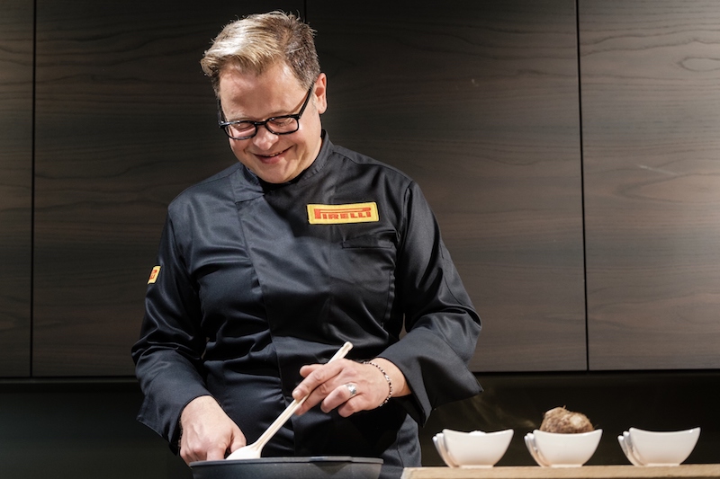 Pirelli e Dada: cucina e tecnologia a 300 all’ora Pirelli e Dada: cucina e tecnologia a 300 all’ora