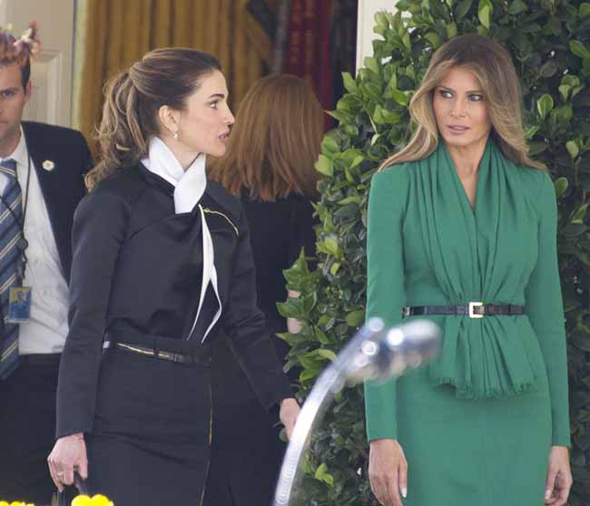 Melania Trump-Rania di Giordania: l’incontro fashion alla Casa Bianca Melania Trump-Rania di Giordania: l’incontro fashion alla Casa Bianca