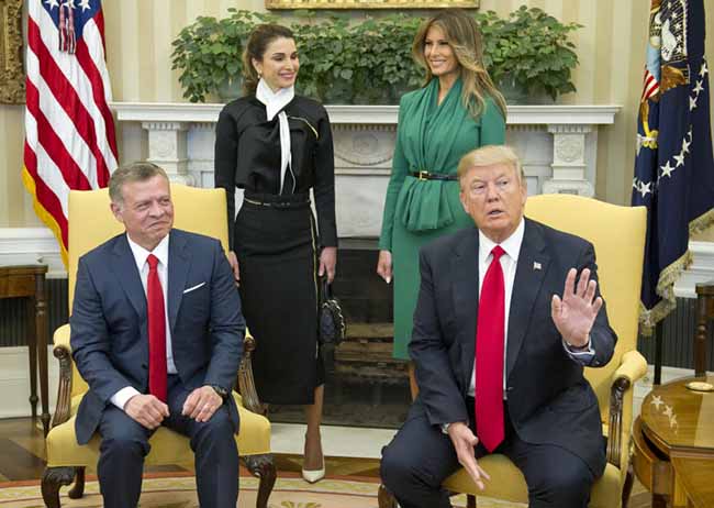 Melania Trump-Rania di Giordania: l’incontro fashion alla Casa Bianca Melania Trump-Rania di Giordania: l’incontro fashion alla Casa Bianca