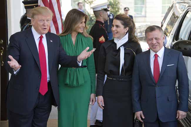 Melania Trump-Rania di Giordania: l’incontro fashion alla Casa Bianca Melania Trump-Rania di Giordania: l’incontro fashion alla Casa Bianca