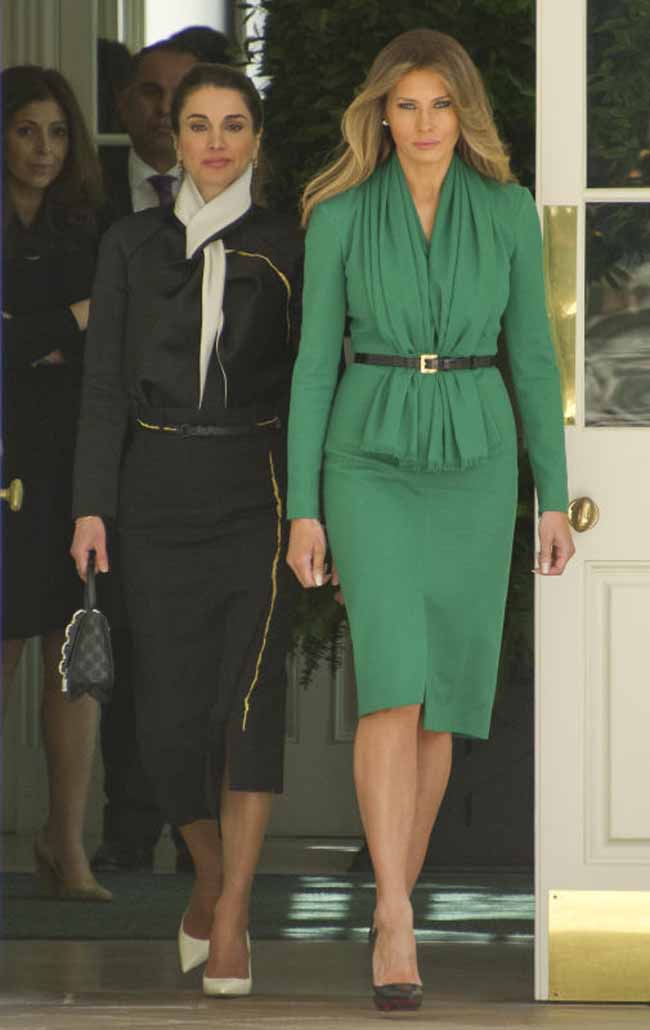 Melania Trump-Rania di Giordania: l’incontro fashion alla Casa Bianca Melania Trump-Rania di Giordania: l’incontro fashion alla Casa Bianca