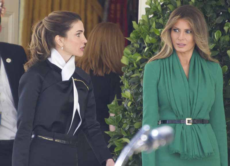 Melania Trump-Rania di Giordania: l’incontro fashion alla Casa Bianca Melania Trump-Rania di Giordania: l’incontro fashion alla Casa Bianca
