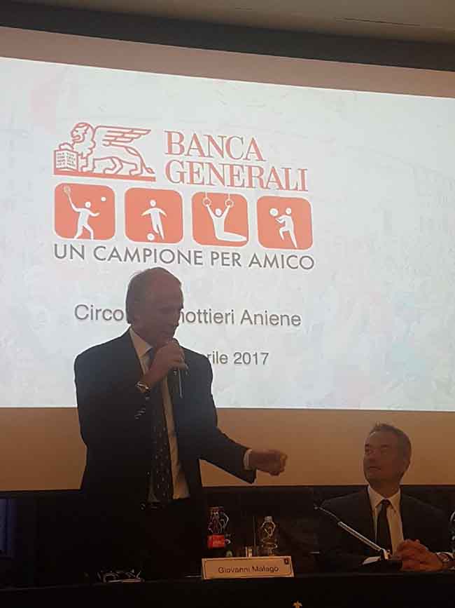 Banca Generali, al via il tour “Un Campione per Amico” Banca Generali, al via il tour “Un Campione per Amico”