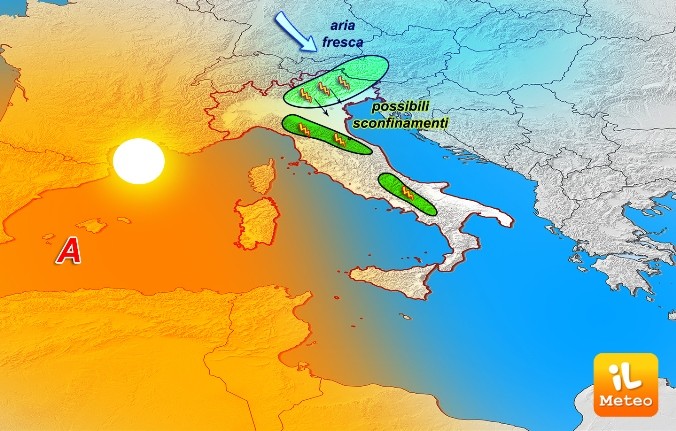 Previsioni meteo, temporali in settimana. E il tempo peggiora a Pasqua Previsioni meteo, temporali in settimana. E il tempo peggiora a Pasqua