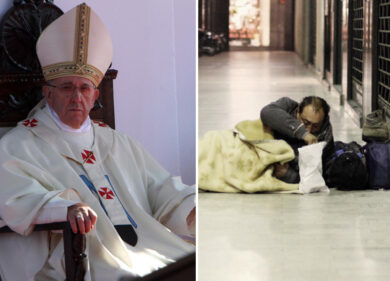 Apre la “Premiata Lavanderia Papa Francesco”. Servizio esclusivo per clochard