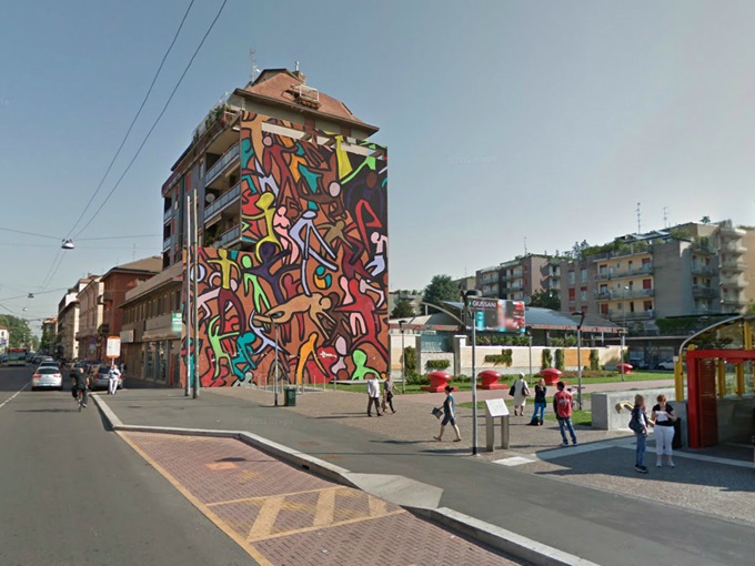 Muri ciechi: arte, colore e fantasia per migliorare Milano. FOTO