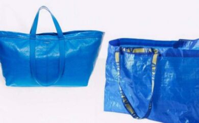 Ikea: Balenciaga “copia” la borsa azzurra, ma costera’ 1.700 euro