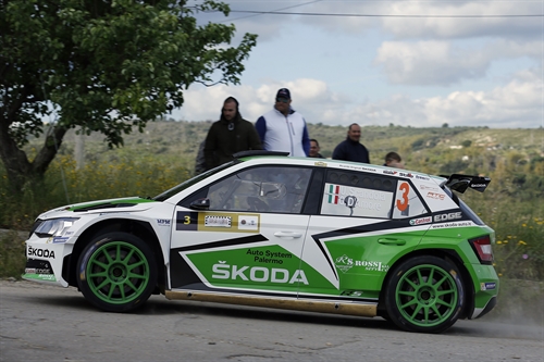 101° Targa Florio: Scandola-D’Amore su Skoda subito al comando 101° Targa Florio: Scandola-D’Amore su Skoda subito al comando