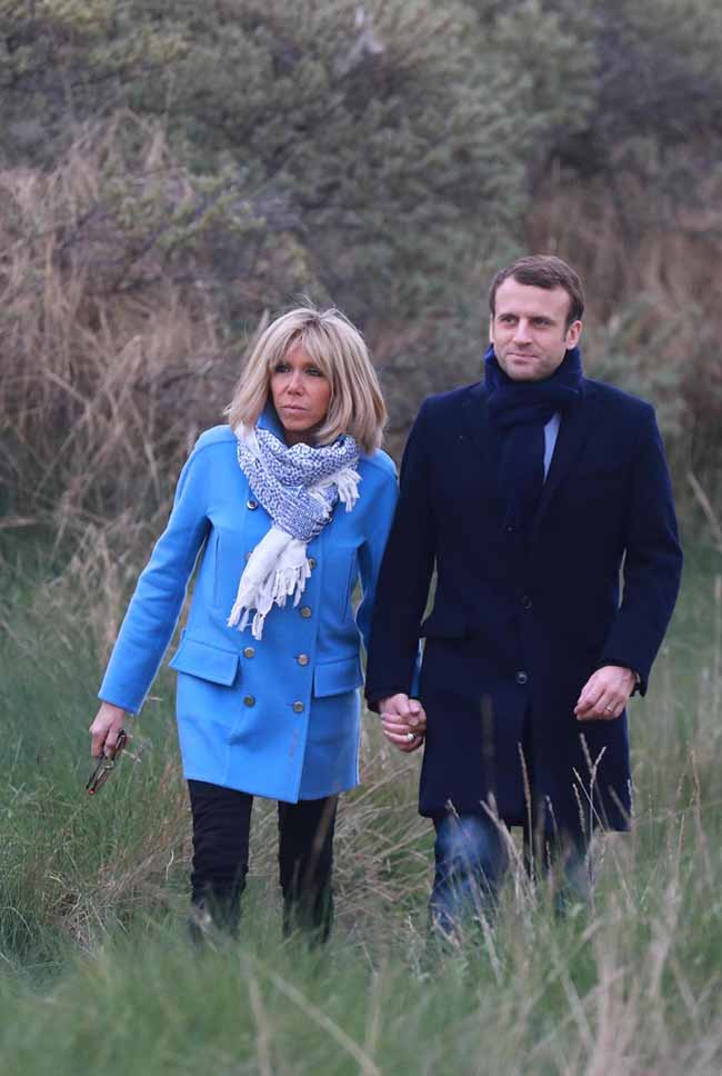 Brigitte Trogneux, addio minigonne: lo stile rock-chic della signora Macron