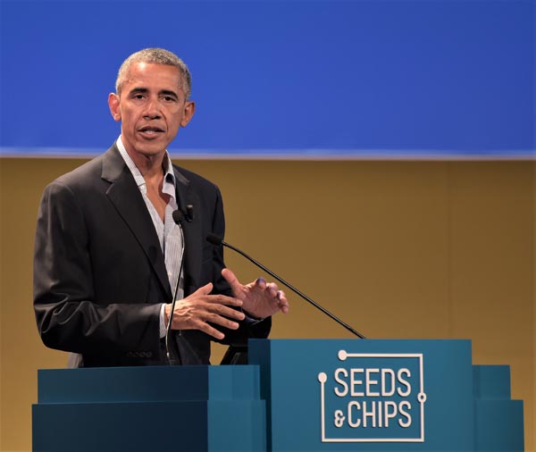 Obama a Milano: “Agire sui cambiamenti climatici”. E sui politici… Obama a Milano: “Agire sui cambiamenti climatici”. E sui politici…