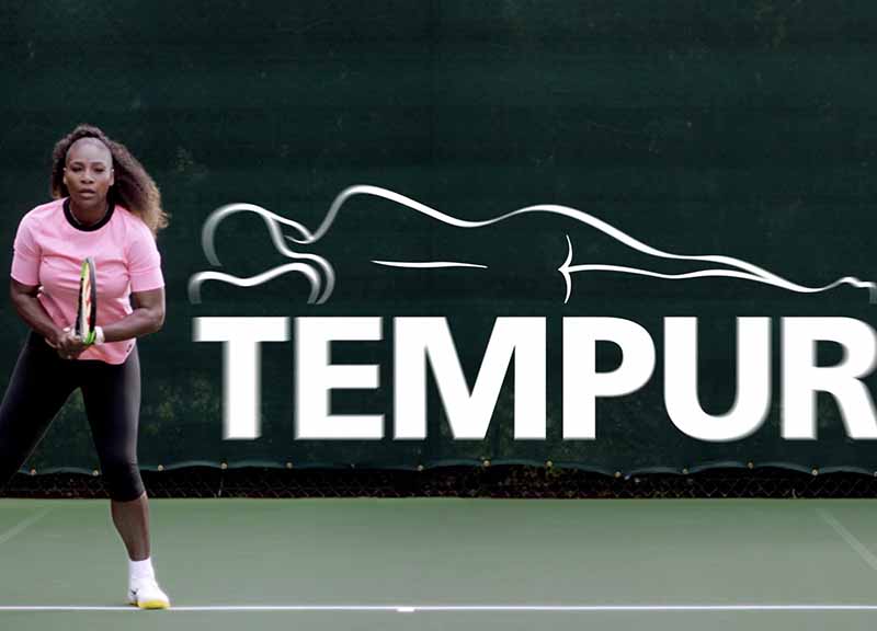 Serena Williams “si ricarica” durante la notte con Tempur Serena Williams “si ricarica” durante la notte con Tempur