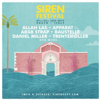 Siren Festival 2017, nuovi nomi: Cabaret Voltaire, Ghali e…
