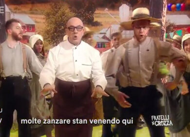 Fratelli di Crozza: la canzone dello chef vegano Germidi Soia
