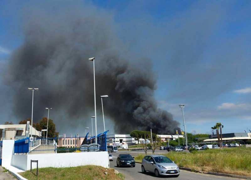 Rogo Eco X: Pomezia come Seveso: allarme diossina 700 volte superati i limiti